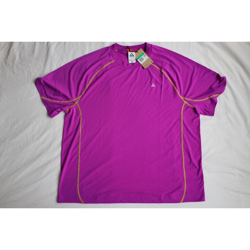 Nike ACG Dri-FIT ADV T-Shirt Men Purple Fuchsia HJ2881-551 NWT $65